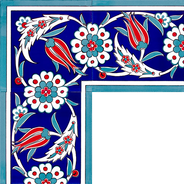 20x20 cm Çini Bordür B-26Z